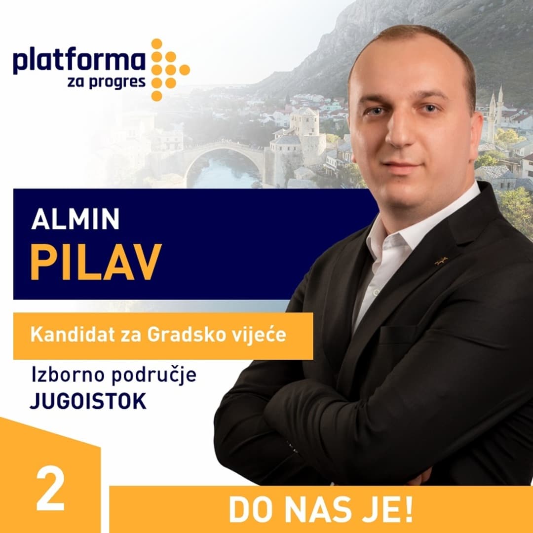 Pilav: Bit ću glas građana u Gradskom vijeću Mostara - slika 1