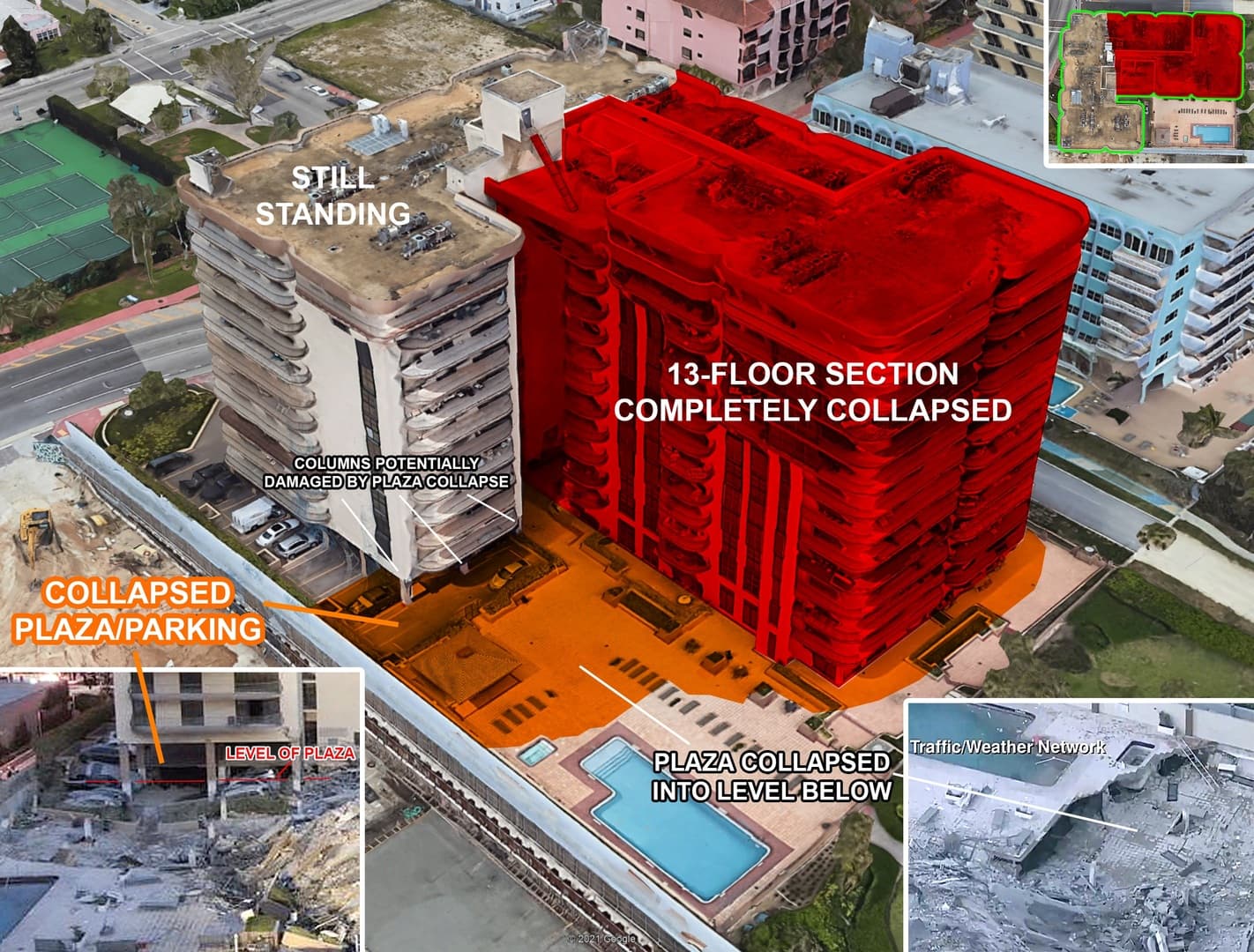Florida: Broj mrtvih u srušenoj zgradi narastao na četiri - slika 1