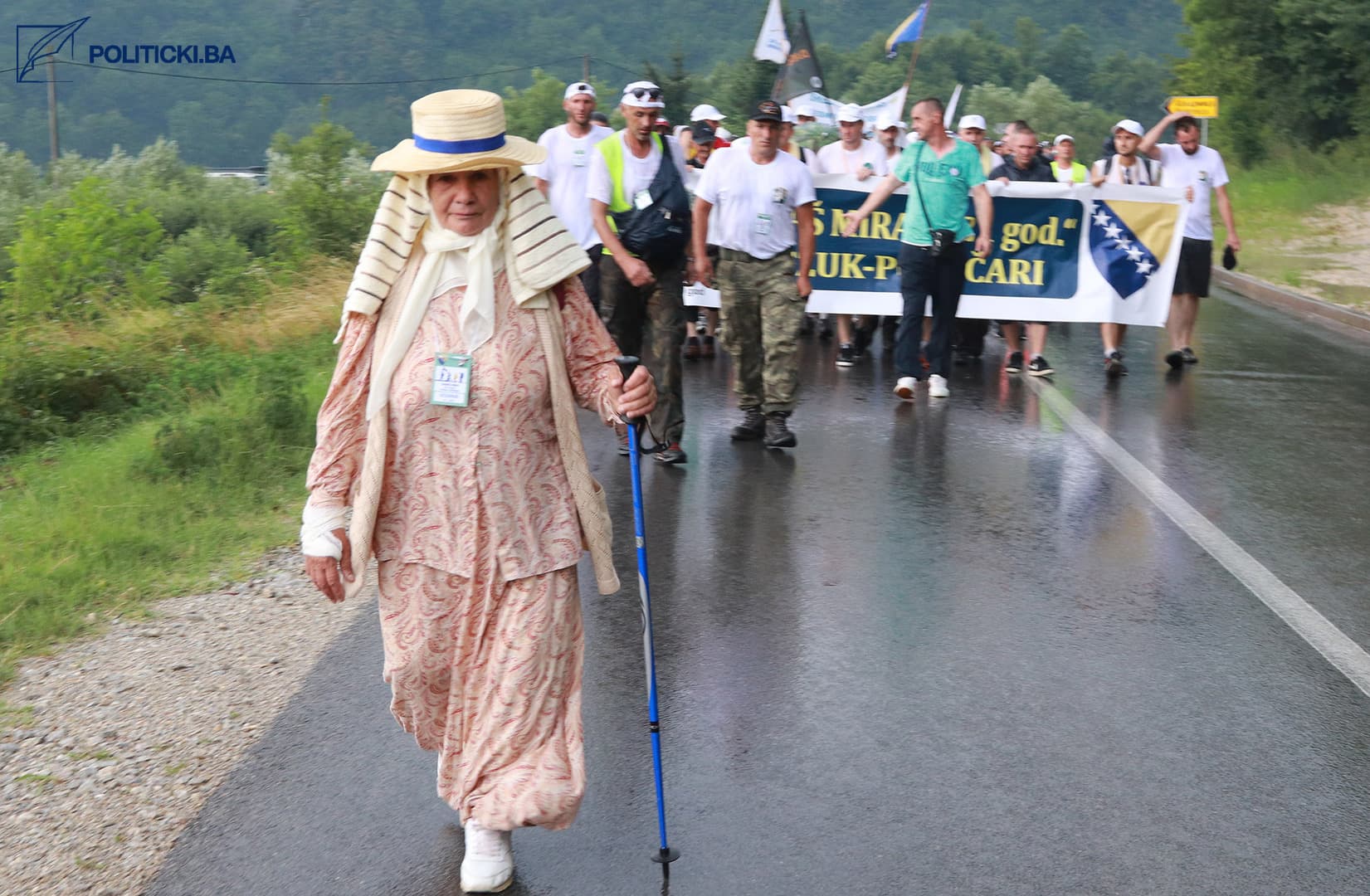 Umrla je Hasma Fejzić, starica sa čela kolone Marša mira - slika 1