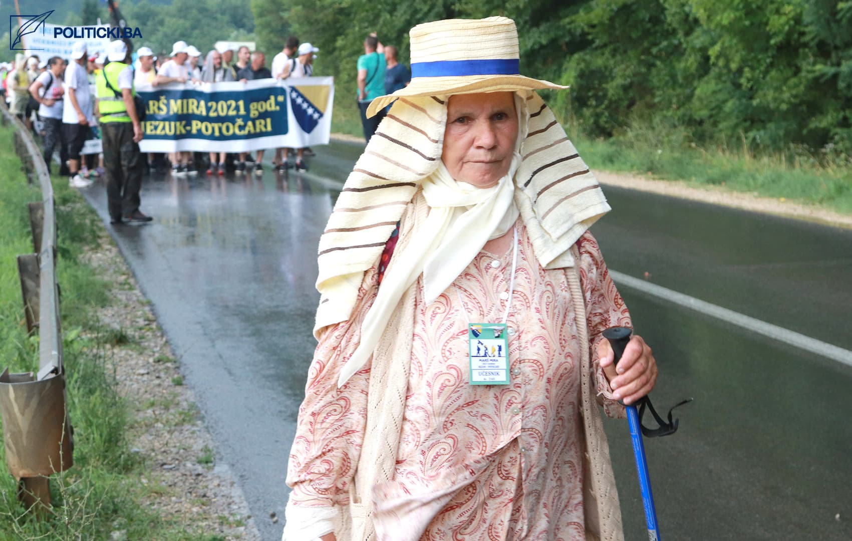 Umrla je Hasma Fejzić, starica sa čela kolone Marša mira - slika 2