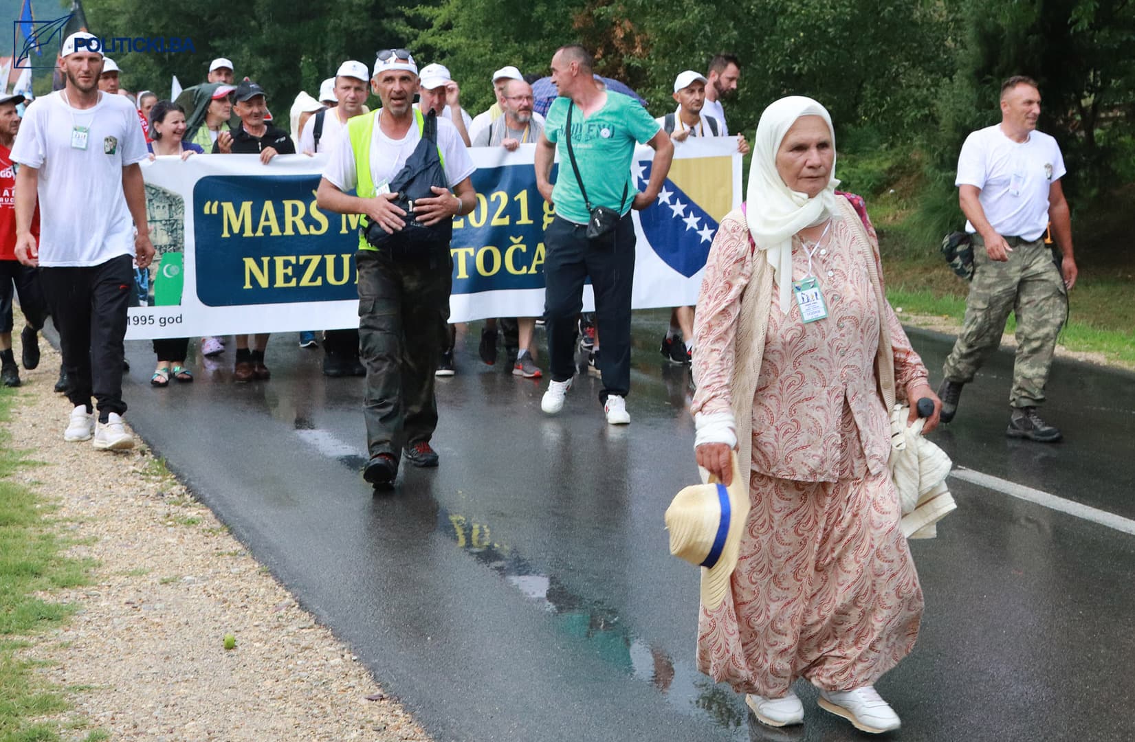 Umrla je Hasma Fejzić, starica sa čela kolone Marša mira - slika 4