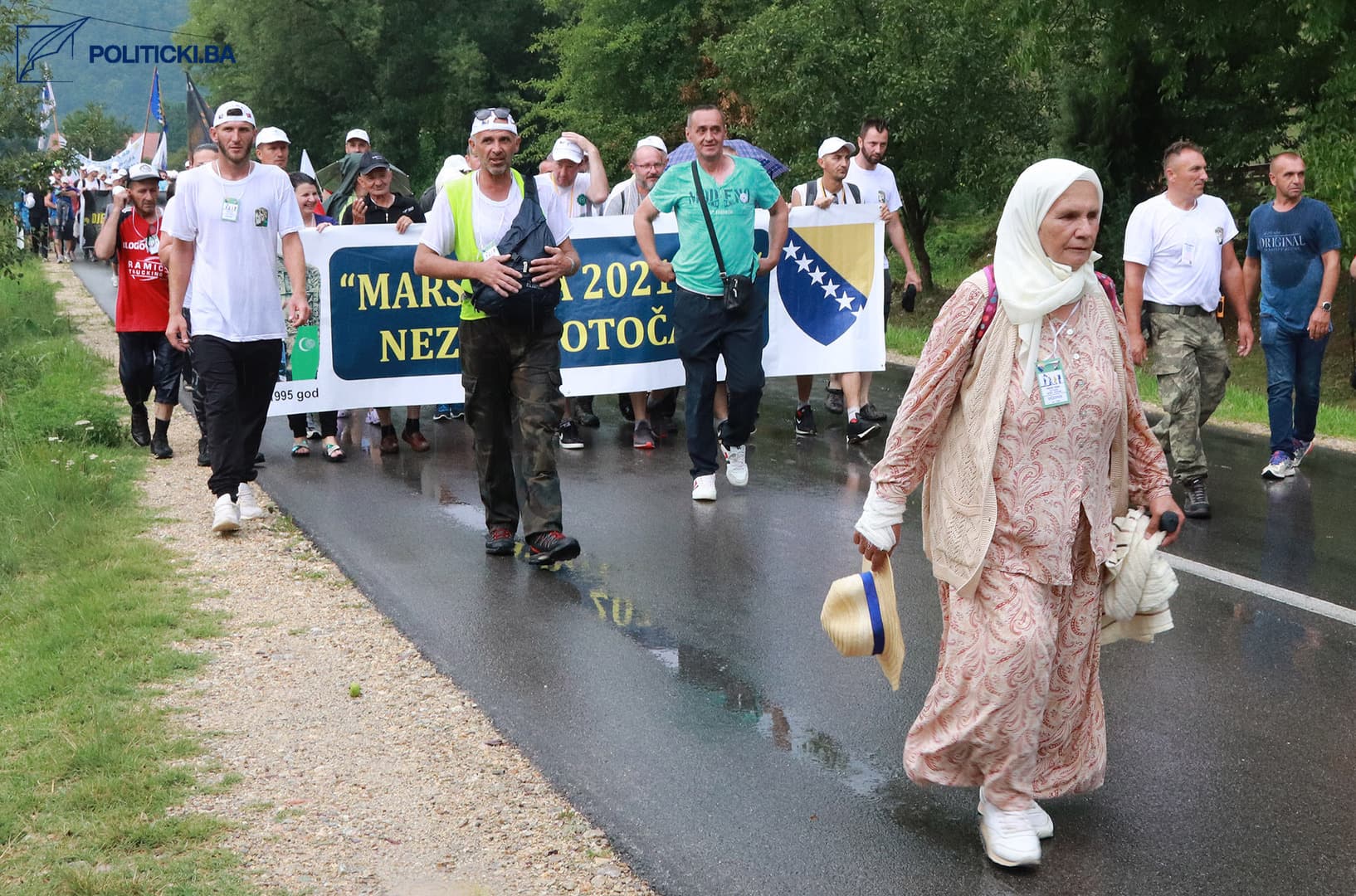 Umrla je Hasma Fejzić, starica sa čela kolone Marša mira - slika 5