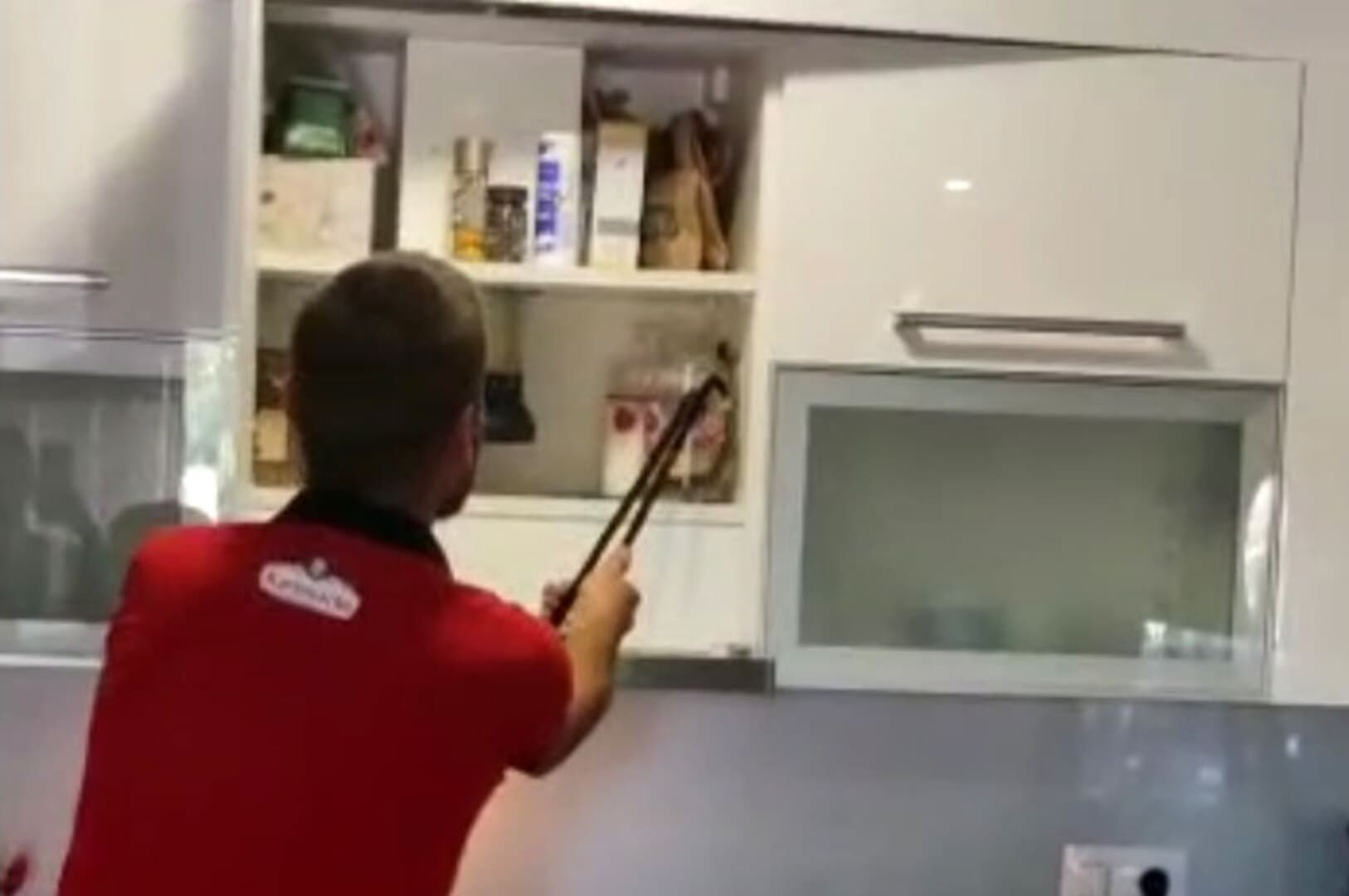 Žena iz Gruda u kuhinji našla zmiju - slika 1