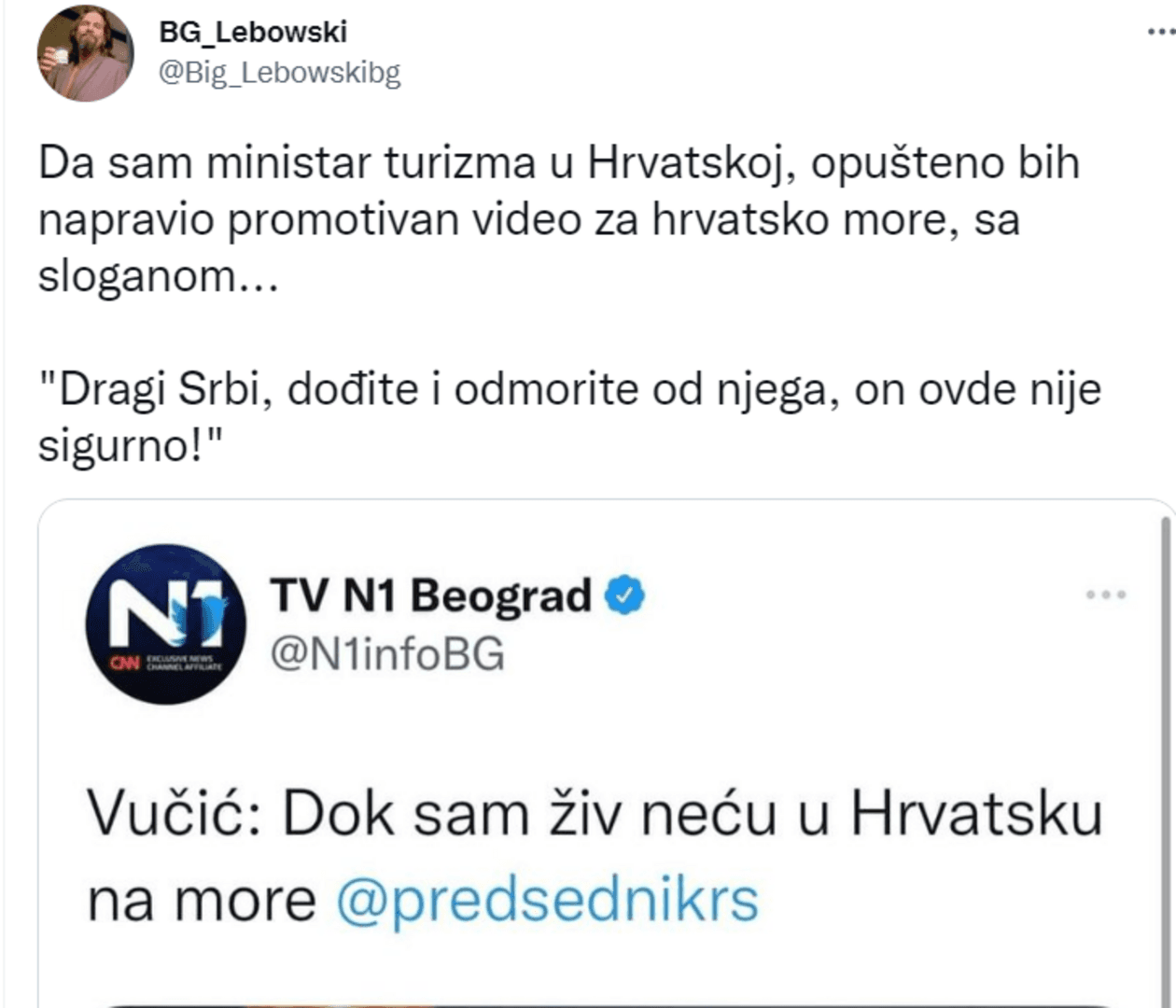 Hoće li Vučić pojačati uspjeh ljetnje sezone u Hrvatskoj - slika 1