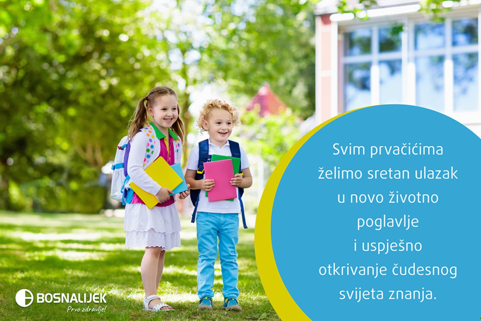 Bosnalijek uručio prigodne poklone prvačićima, roditelji dobili slobodan dan - slika 1