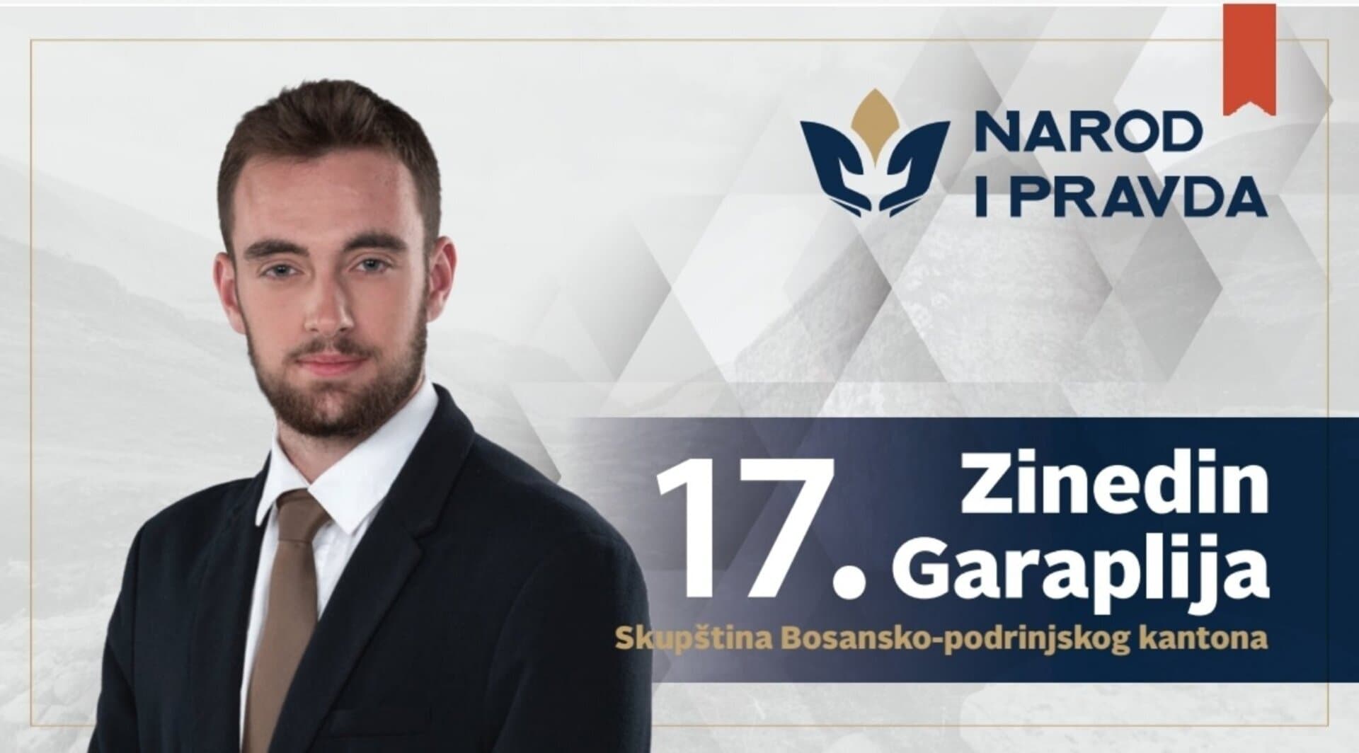 Zinedin Garaplija: Mladi su sposobni nositi se s izazovima. Dokazat ću! - slika 1