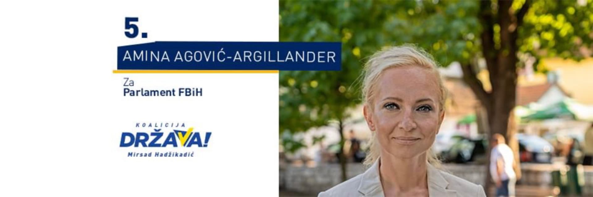 Amina Agović-Argillander: Ja sam kandidat iz dijaspore - slika 1