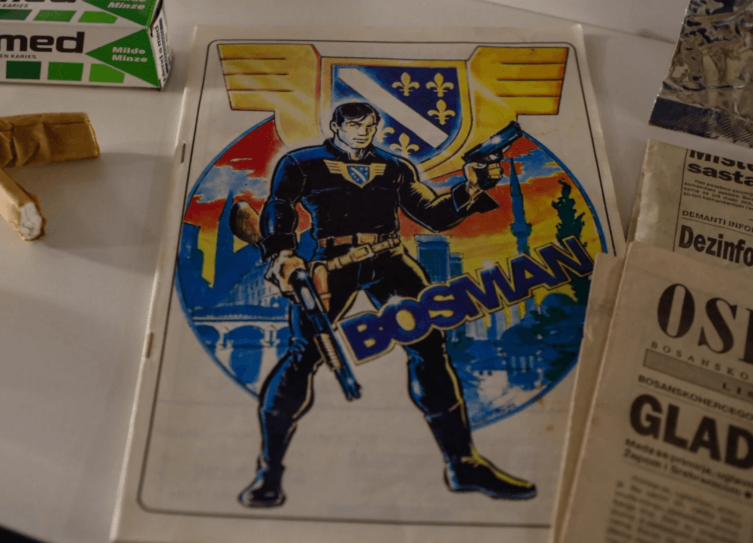 Superheroj u odbrani grada i domovine: Bosanskohercegovački ratni strip “Bosman”  - slika 1