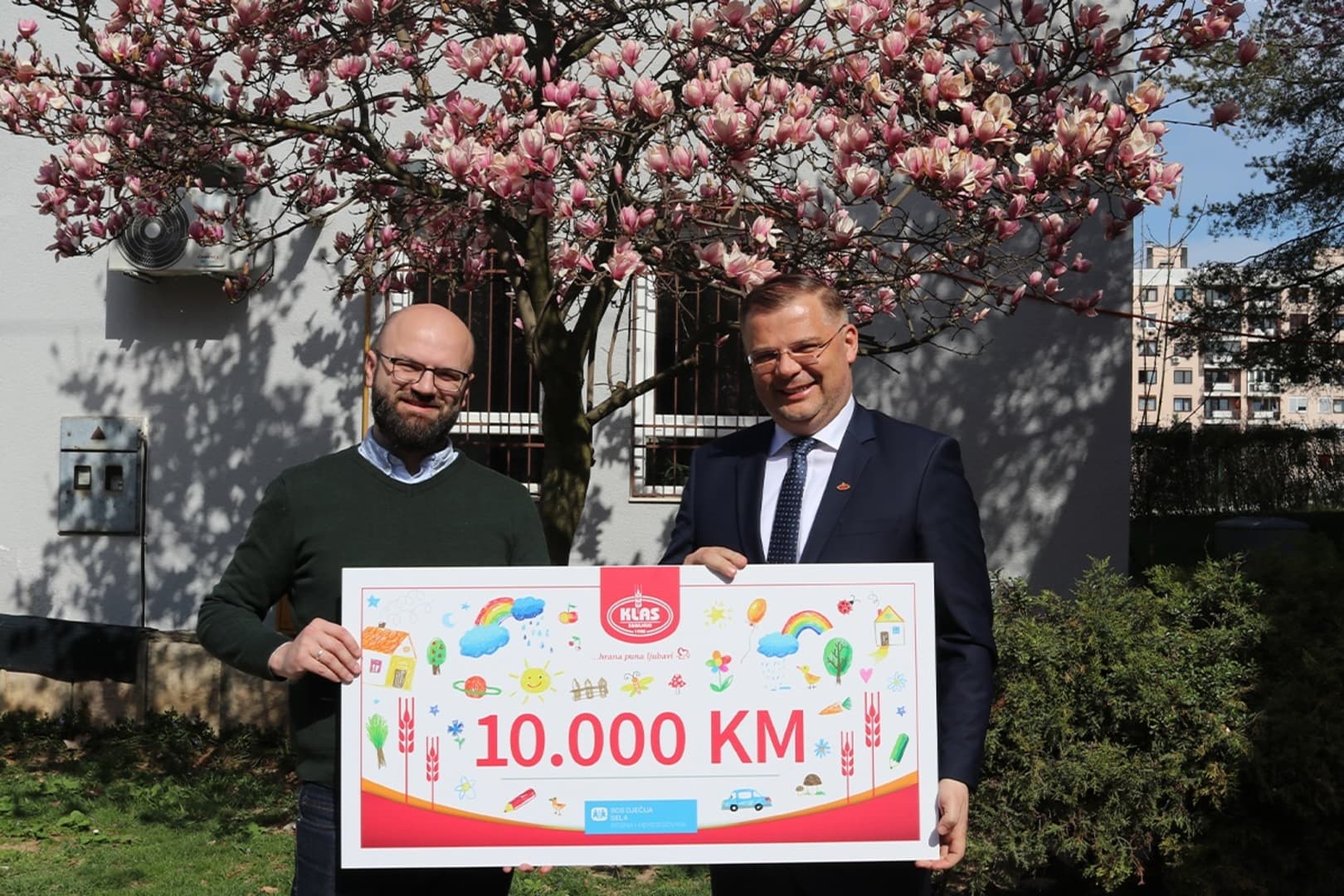 Klas podržao porodice iz SOS Dječijih sela u BiH donacijom u iznosu od 10.000 KM - slika 1