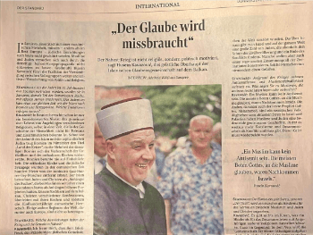 Intervju reisul-uleme austrijskom Der Standardu: Vjera se zloupotrebljava za političku mobilizaciju