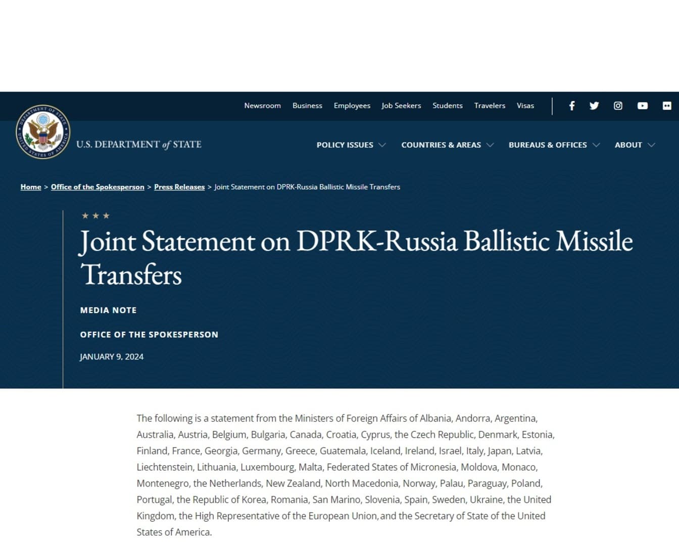 Zašto nema potpisa BiH na zajedničkoj izjavi SAD i partnera? - slika 1