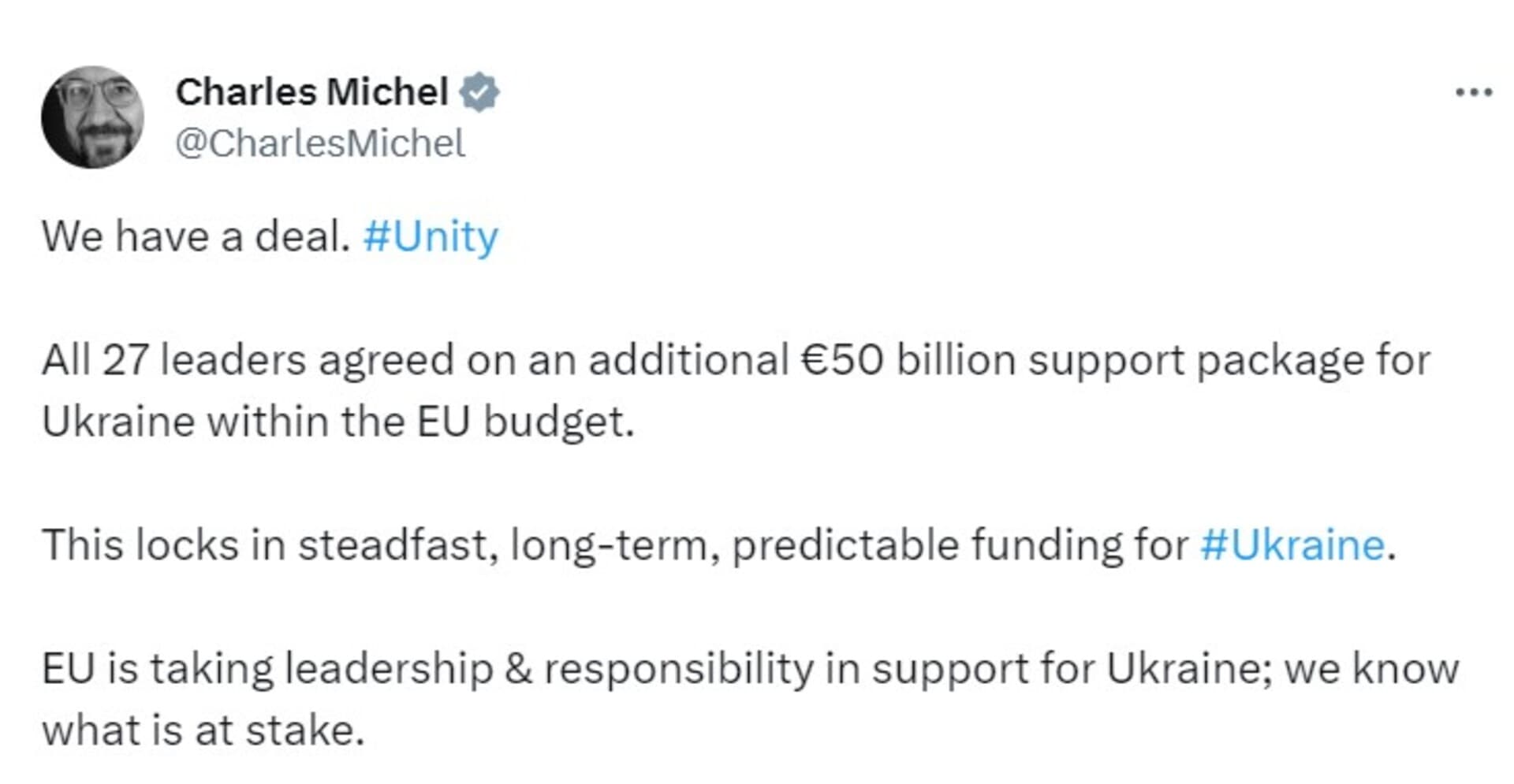 Pao dogovor! EU šalje 50 milijardi eura Ukrajini - slika 1