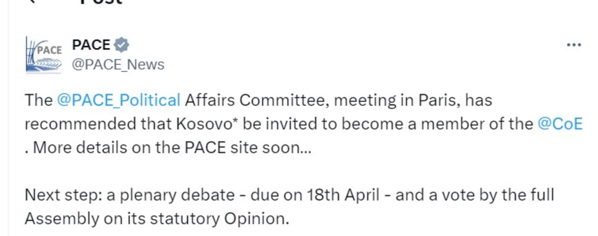 Kosovo ulazi u Vijeće Evrope. Glas iz BiH "protiv" - slika 1