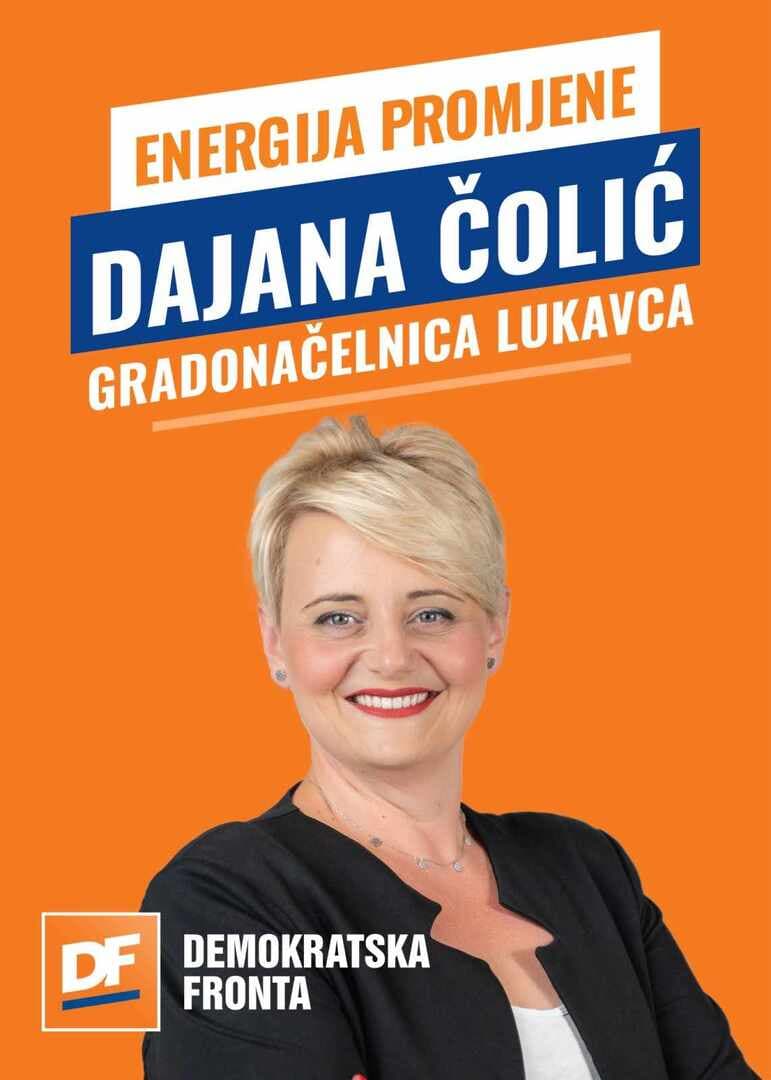 Dajana Čolić (DF) obratila se Lukavčanima - slika 1