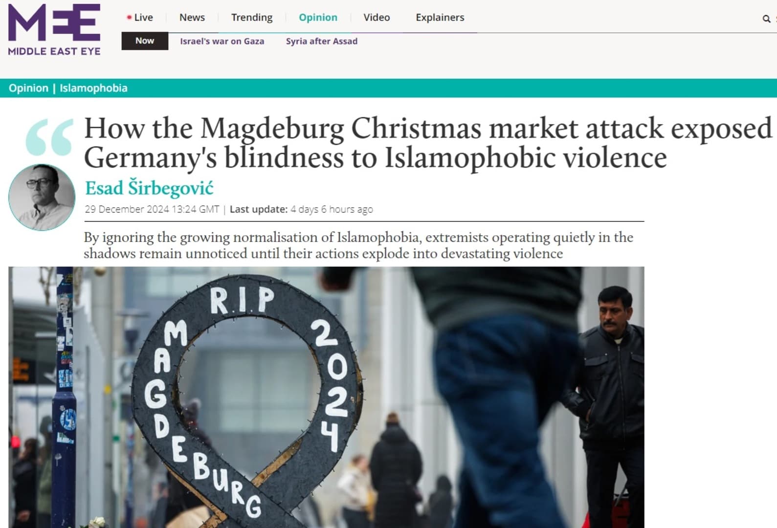 Napad na Božićni sajam u Magdeburgu: Slučaj ideološke sljepoće - slika 1