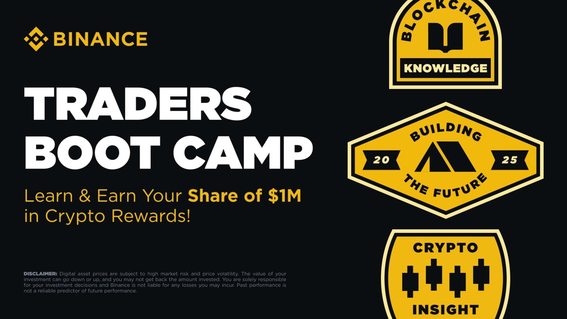 Binance pokreće Traders Boot Camp sa nagradnim fondom od milion dolara - slika 1