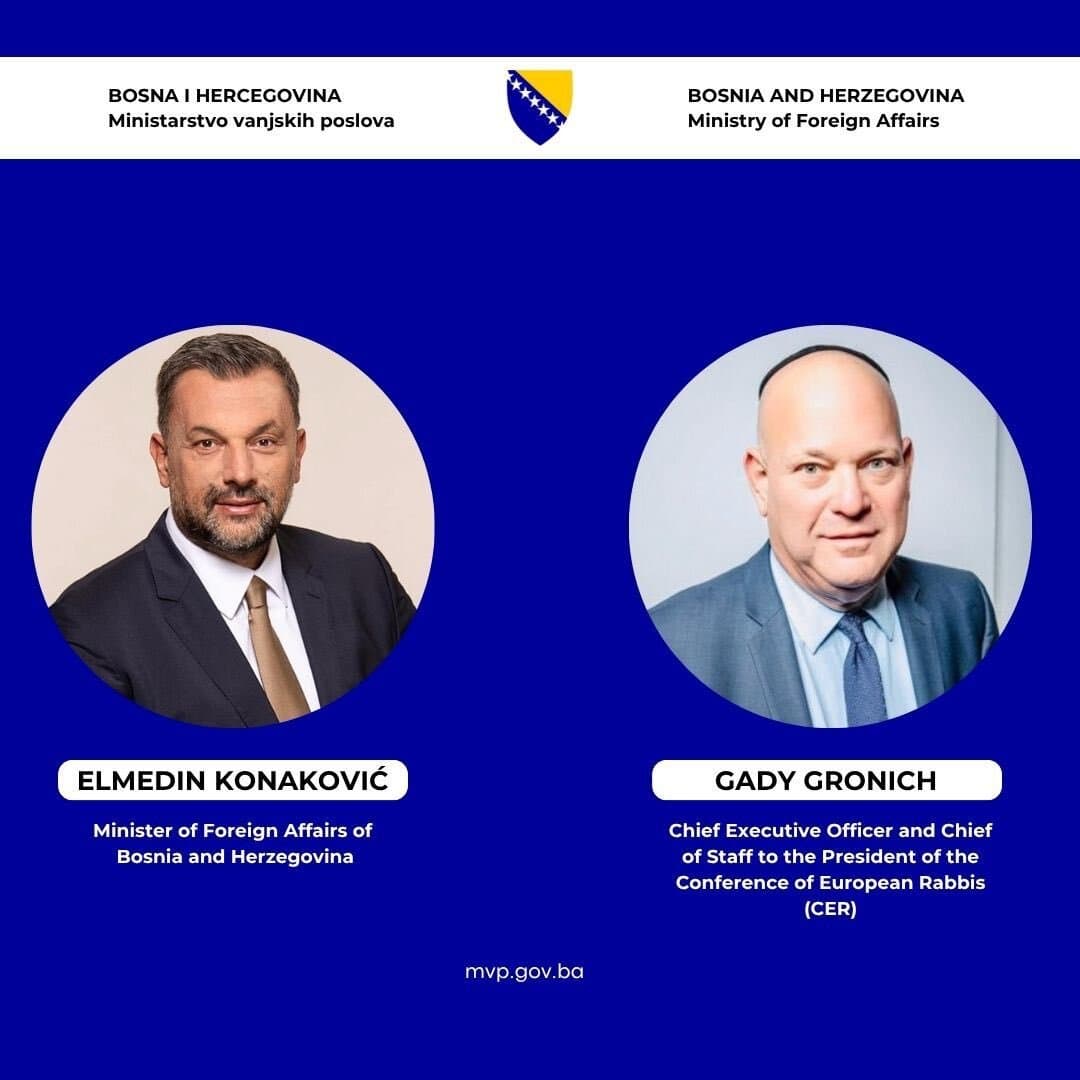 Konaković razgovarao s predstavnikom evropskih rabina - slika 1