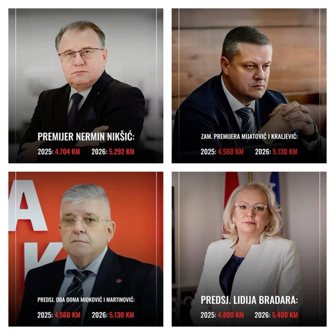 Čelnici F BiH sebi povećali plaće - slika 1