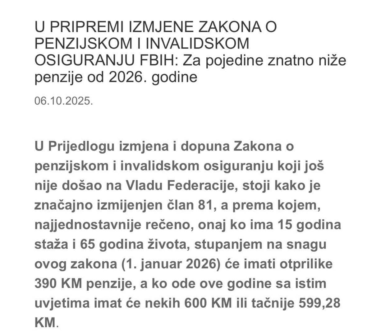 Šabanović: Trojka je slagala! Minimalna penzija je 390 maraka! - slika 4