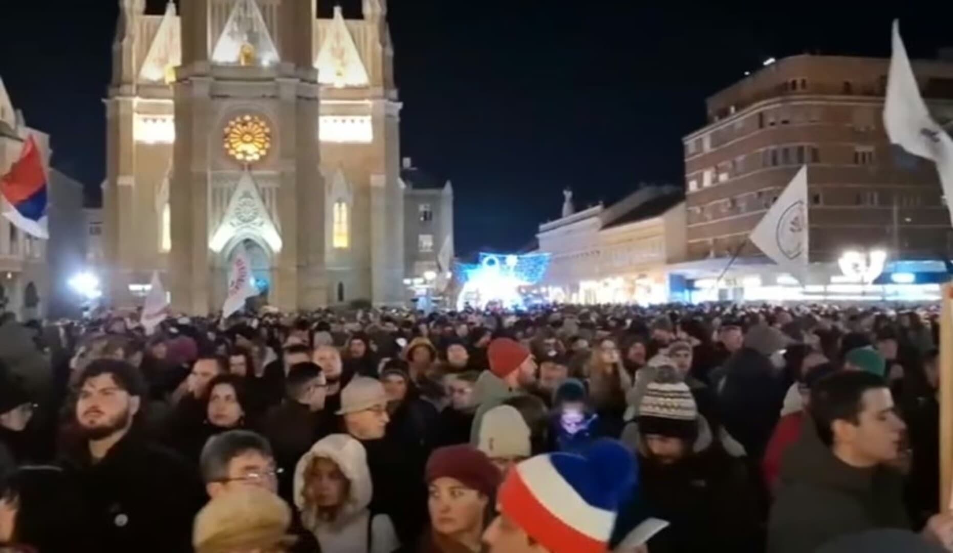 Studenti u Novom Sadu protestom najavljuju izborni program protiv režima - slika 1