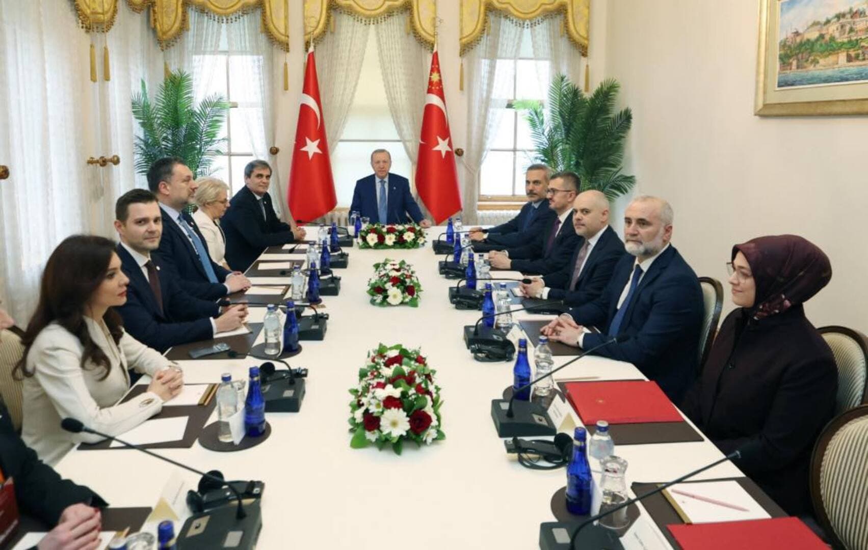 Erdoan sa šefovima diplomatija država zapadnog Balkana - slika 1