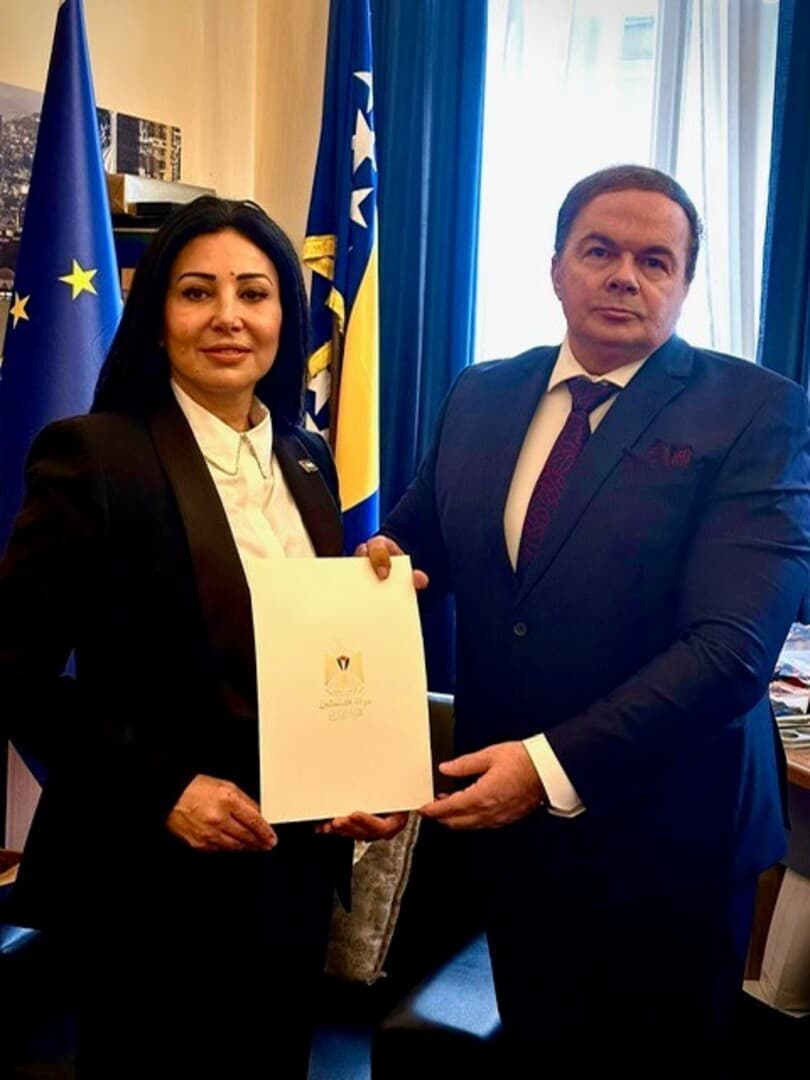 Sylvie Kharoof preuzela dužnost ambasadorice Države Palestine u BiH - slika 1