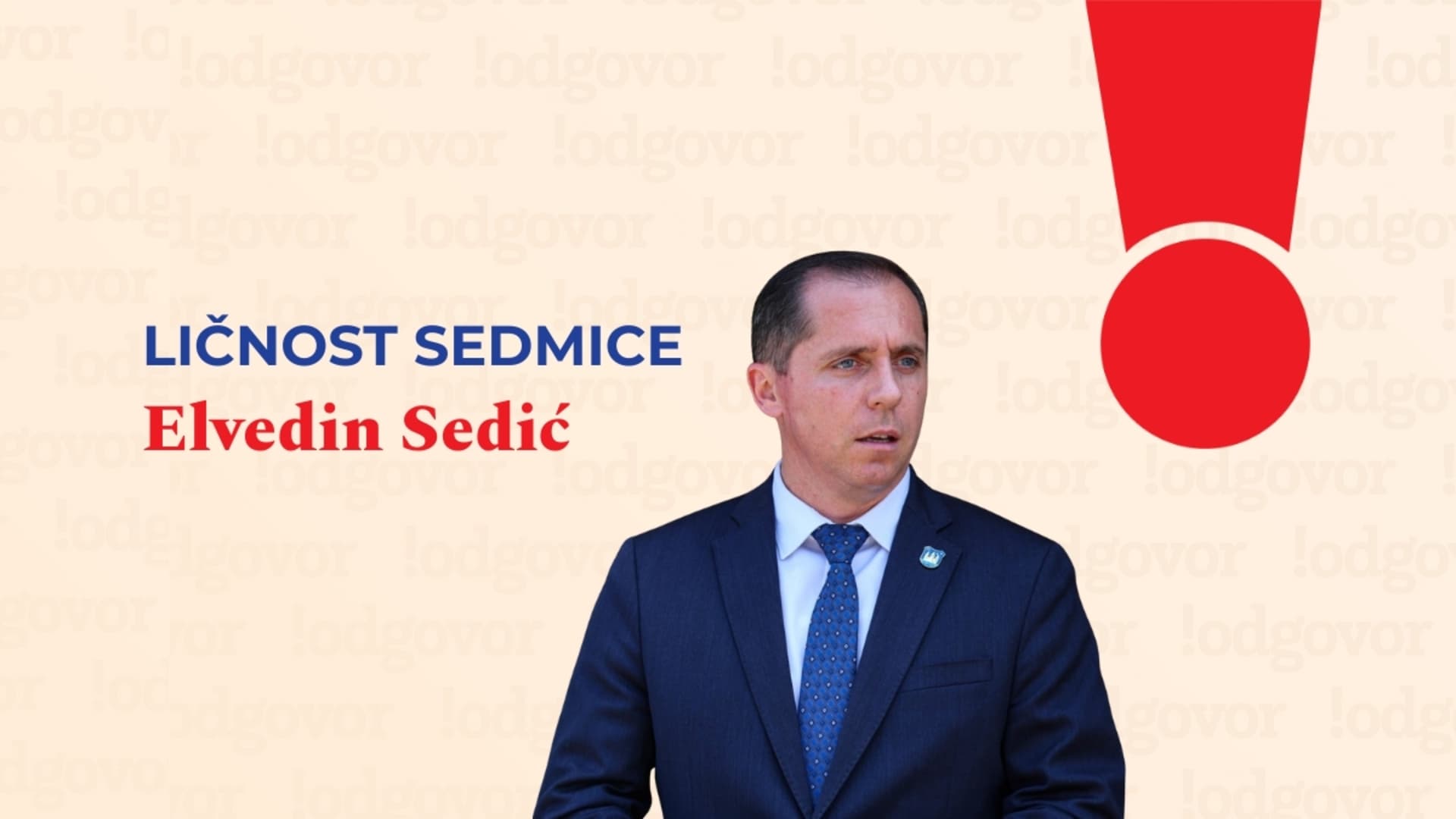 Elvedin Sedić, lider u nastajanju - slika 1