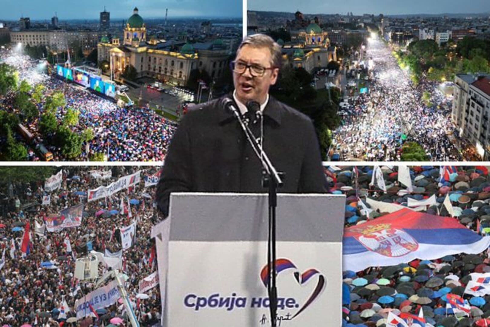 Evo ga opet: Vučić najavljuje masovni skup u Beogradu krajem marta - slika 1