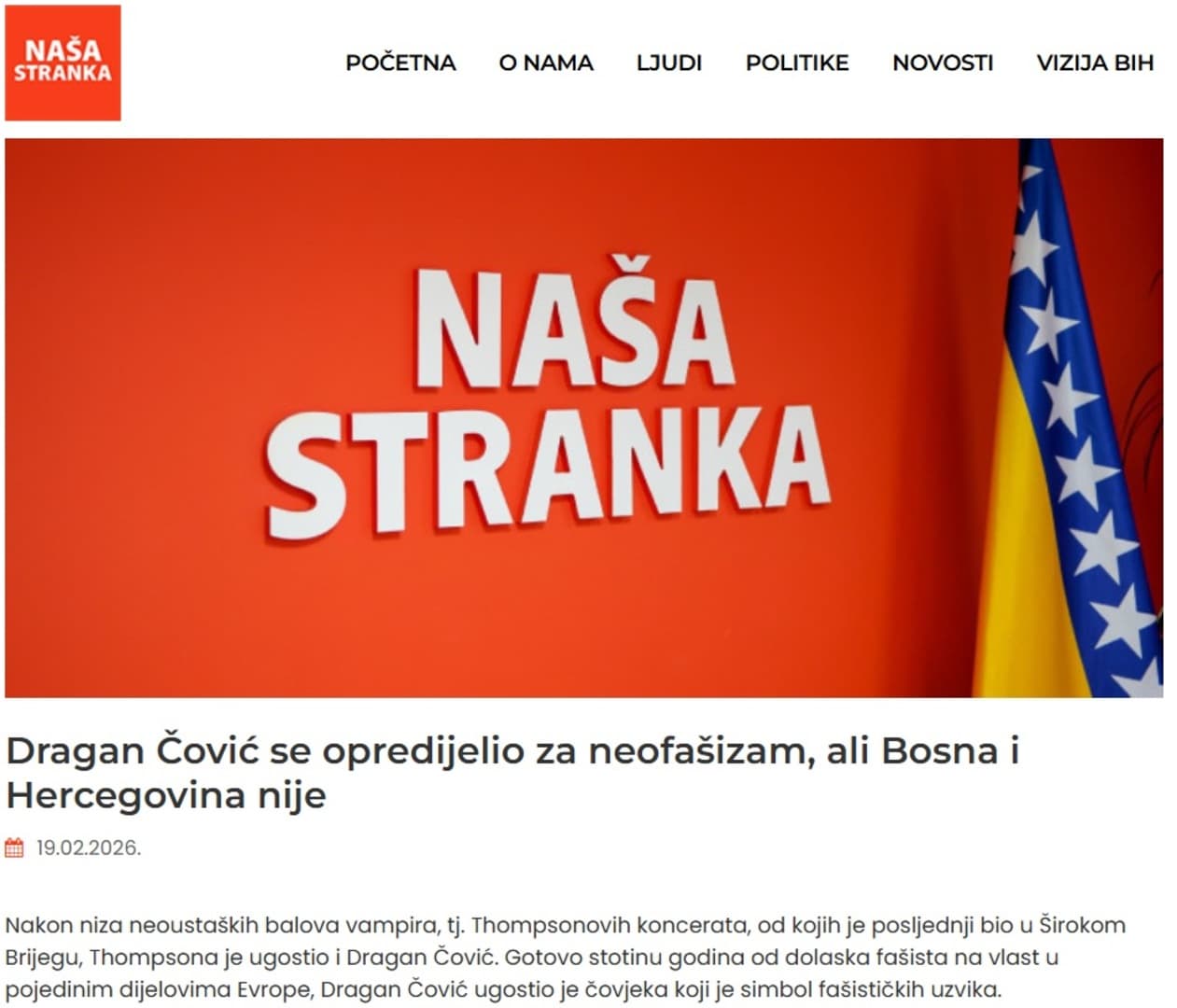 Saopćenje Naše stranke je imbecilno! - slika 1