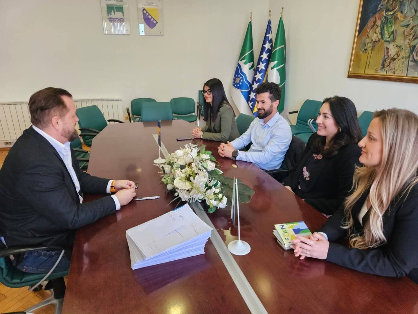 Počinje uređenje dvorišta Kuće Nurije Pozderca u Cazinu - slika 1